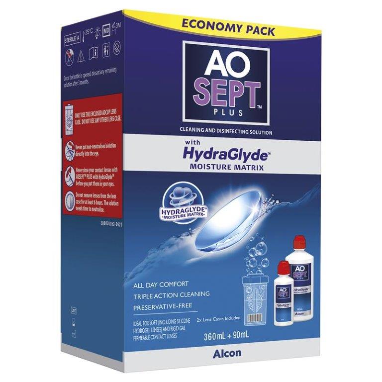 ***NEW PRODUCT***AOSept plus with Hydroglyde Moisture Matrix Economy Pack